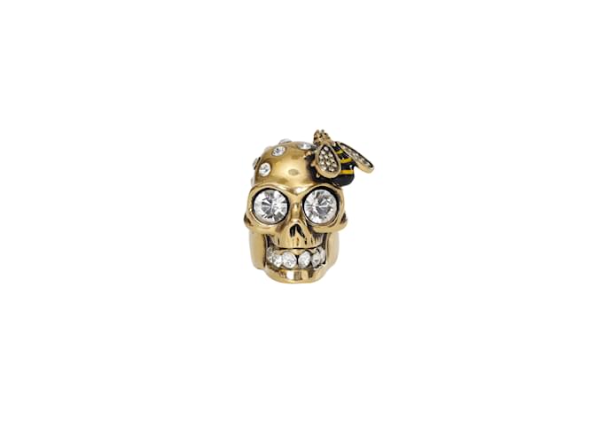 Alexander Mcqueen Skull Ring Golden ref.901398 - Joli Closet