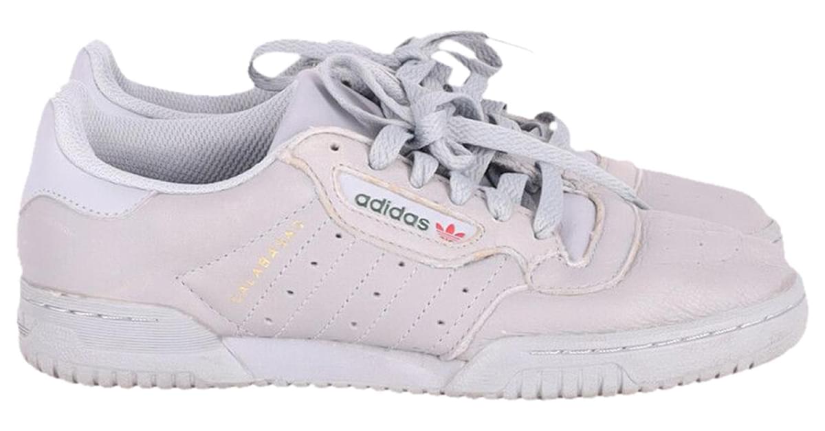 Adidas Yeezy Calabasas PowerPhase Sneakers in Grey Leather ref