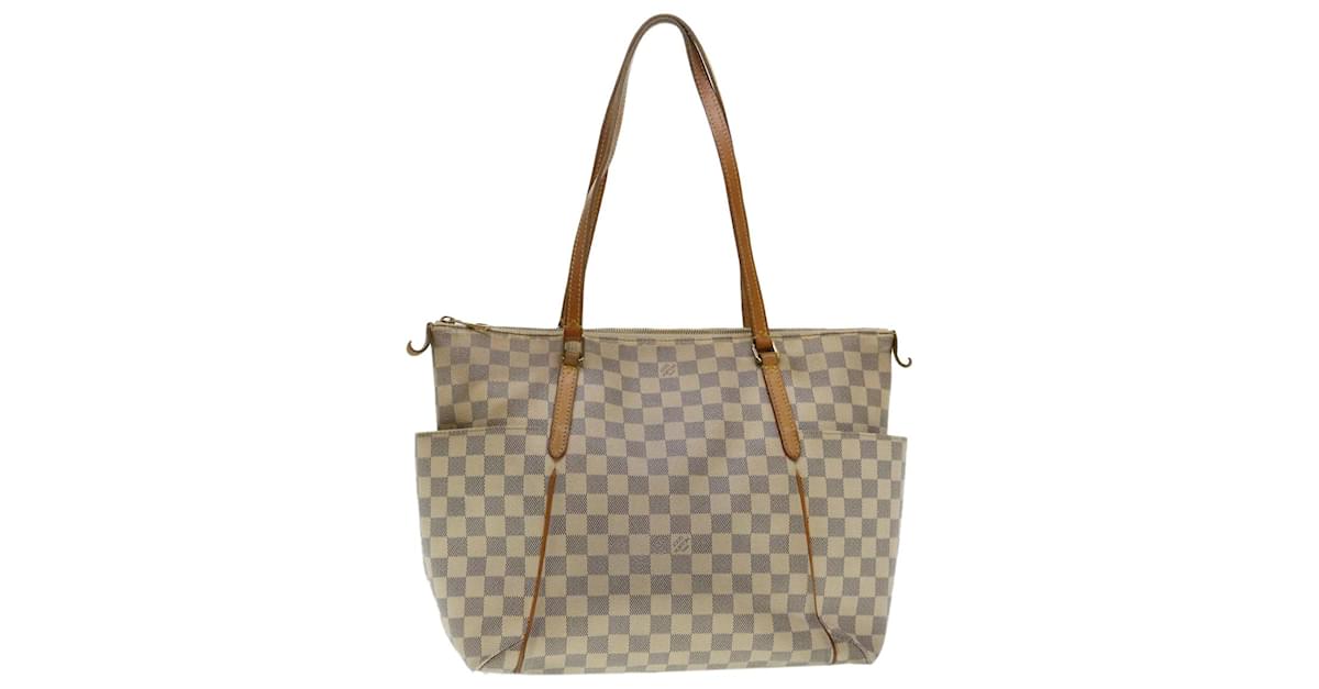 Louis Vuitton, Bags, 0 Authentic Louis Vuitton Totally Mm Damier Azur  Tote Bag