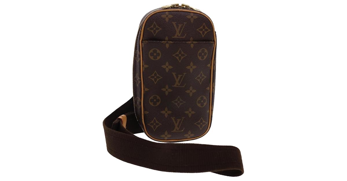 LOUIS VUITTON Monogram Pochette Gange Shoulder Bag M51870 LV Auth bs2074