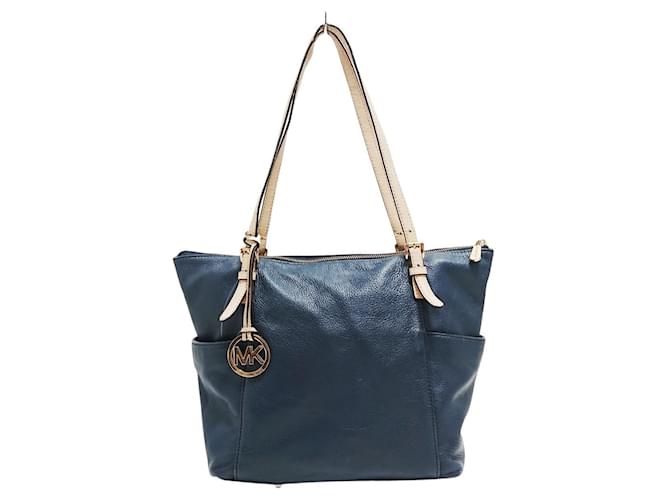 Michael Kors Navy blue Leather ref.902784 - Joli Closet