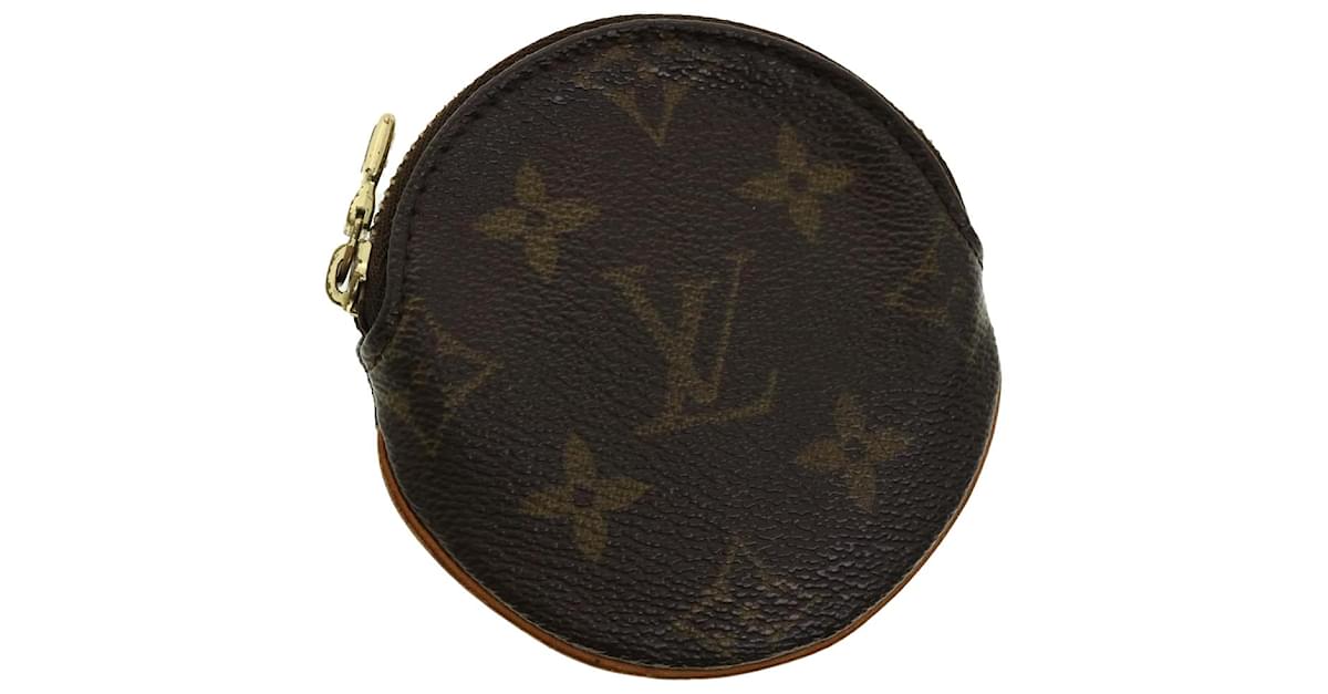 LOUIS VUITTON Monogram Porte Monnaie Rond Coin Purse Round Coin Case M61926