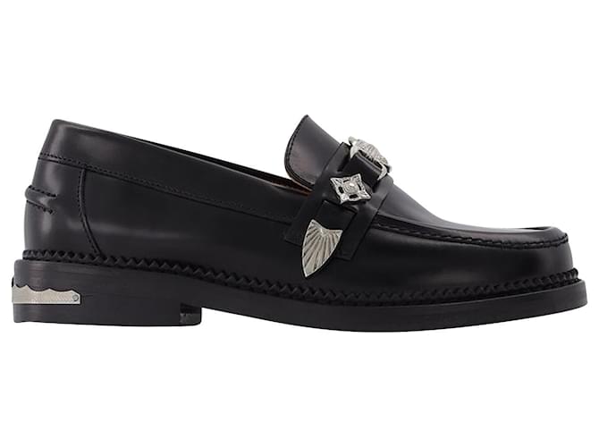 フラットシューズ Aj1041 Loafers - Toga Pulla - Black - Polido Aj1041 Loafers - Toga Pulla - Black - Polido