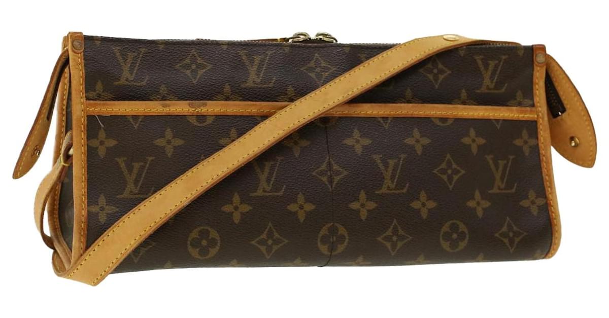 Louis Vuitton Popincourt Long M40008 Monogram Canvas Crossbody Bag