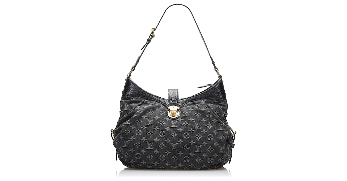 Louis Vuitton Monogram Denim Mahina XS - Black Hobos, Handbags - LOU635518