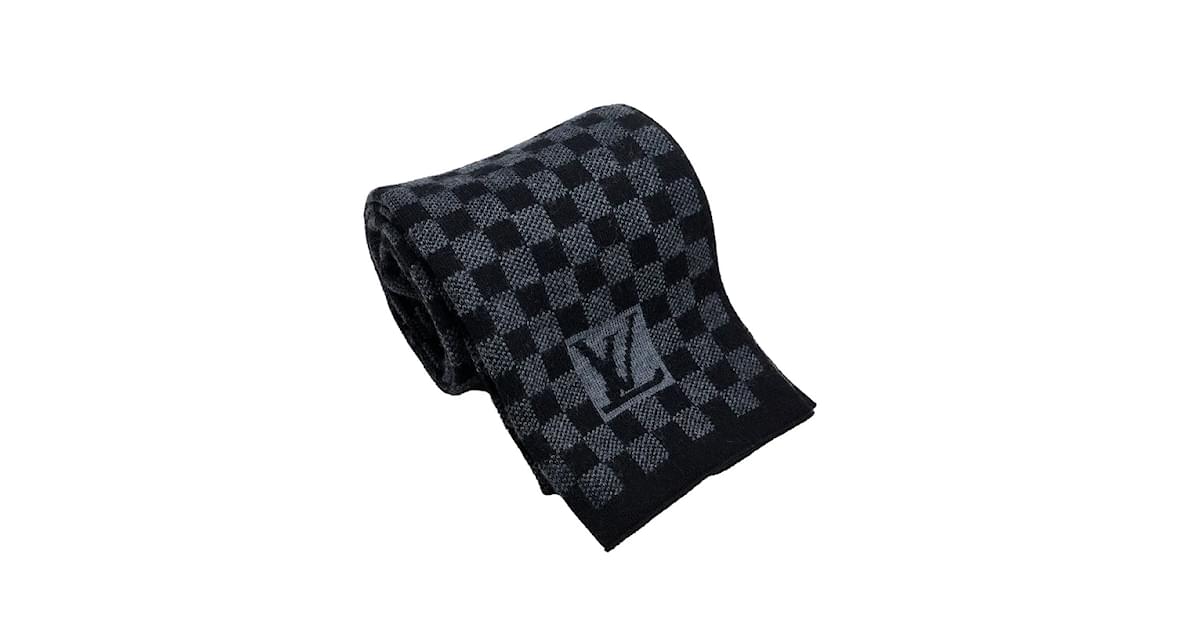 echarpe louis vuitton petit damier m74200 laine