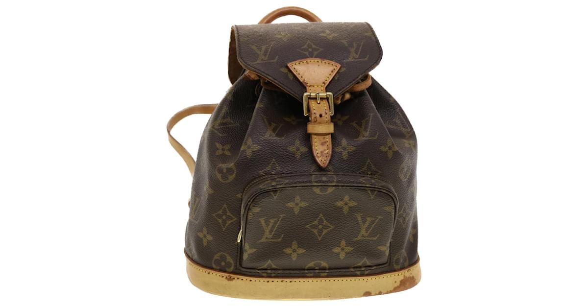 LOUIS VUITTON Monogram Montsouris PM Backpack M51137 LV Auth 41108