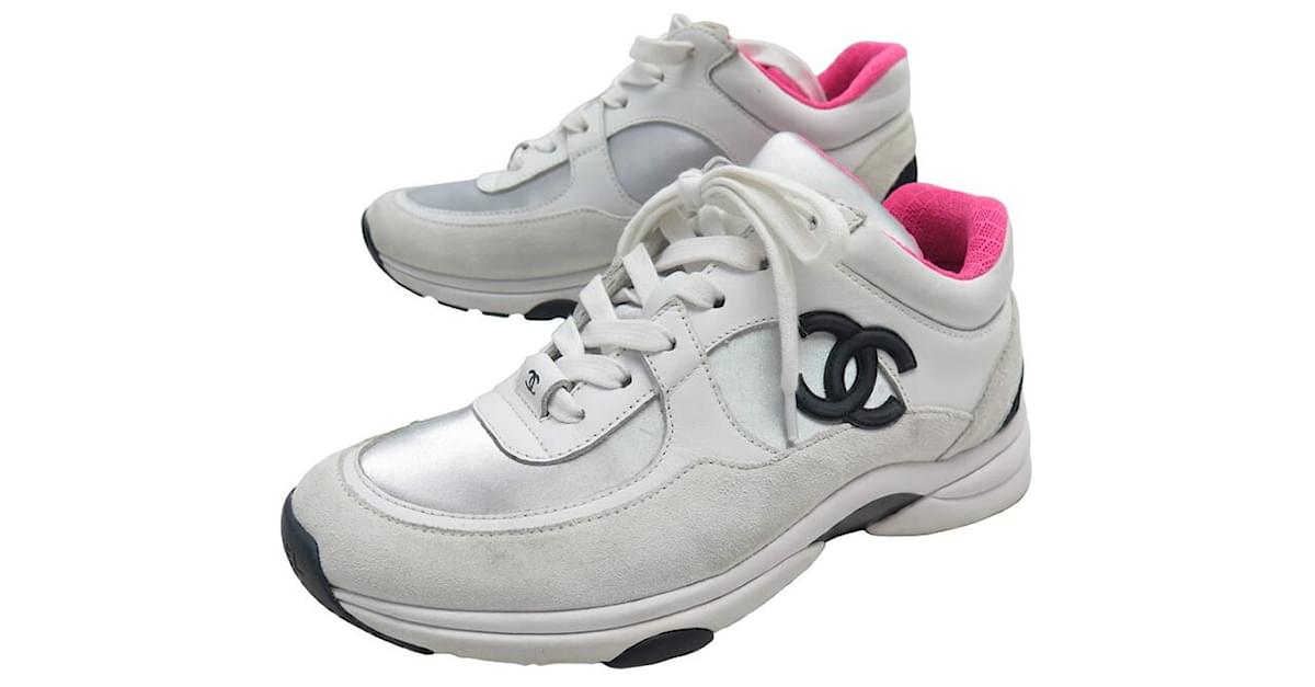 chanel trainer shoes sz