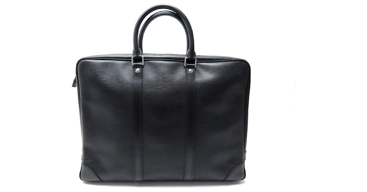 Louis Vuitton 2012 Pre-owned Porte Documents Voyage PM Briefcase - Black