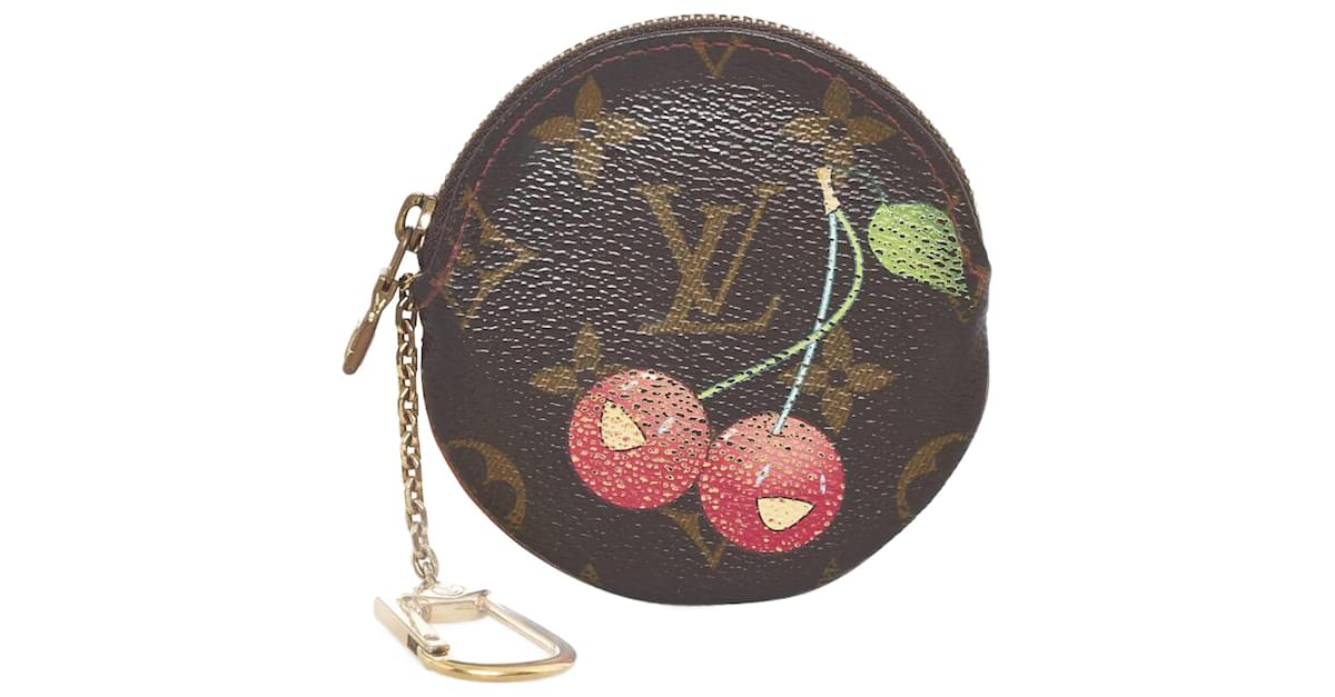 Louis Vuitton, Bags, Louis Vuitton X Murakami Cerise Cherries Round Coin  Purse
