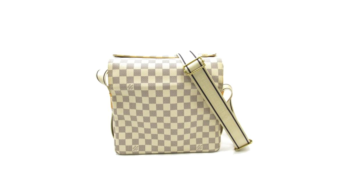 Louis Vuitton Damier Azur Naviglio Shoulder Bag N51189 LV Auth nh257