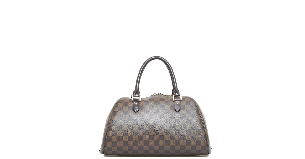 LOUIS VUITTON RIBERA MM N HANDBAG41434 IN EBENE DAMIER CANVAS HAND