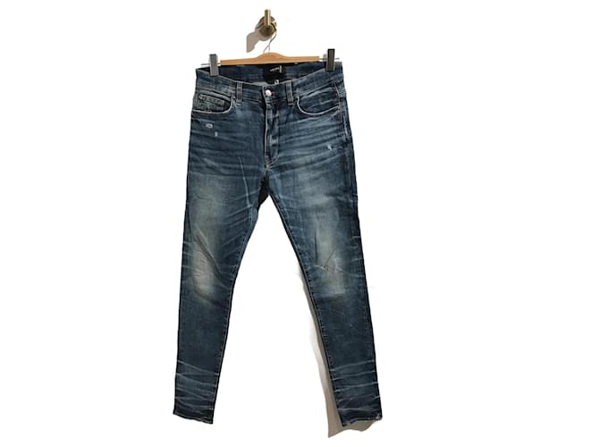 AMIRI Jeans T.US 32 cotton Blue ref.911113 - Joli Closet