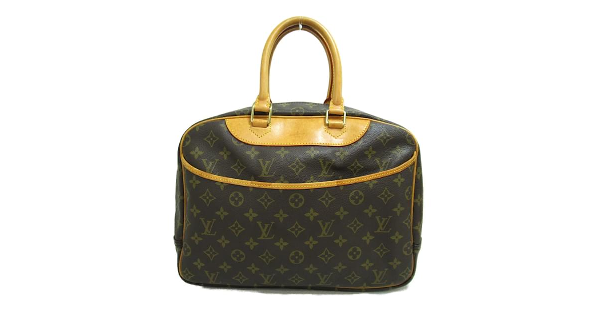 Authentic Louis Vuitton Deauville M47270 Handbag Monogram Canvas