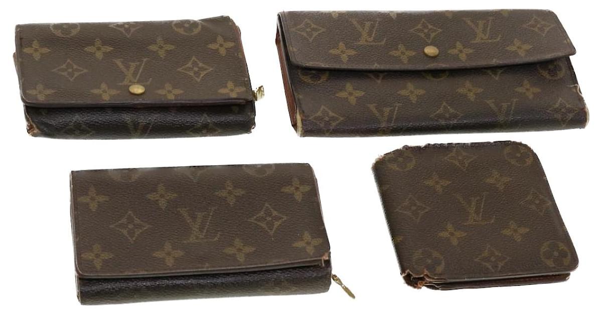 Louis Vuitton, Bags, Louis Vuitton Monogram Vintage Trifold Wallet With  Coin Purse