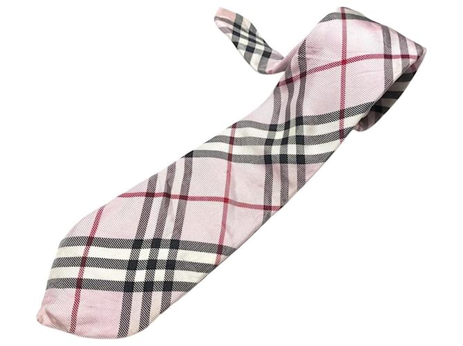 Burberry Black Label Tie BURBERRY London Navy Blue Purple Striped