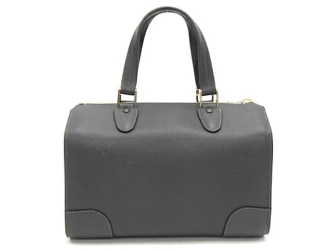 Valextra Babila Grey Leather Joli Closet