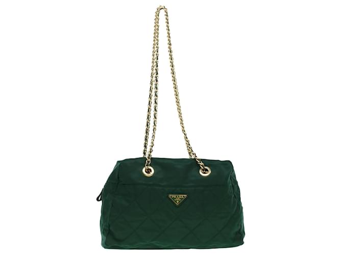 ショルダーバッグ・ポシェット PRADA Woman Shoulder bag Green 1BG3932C2T F0322 PRADA Shoulder Handbag Calfskin Green | eBay