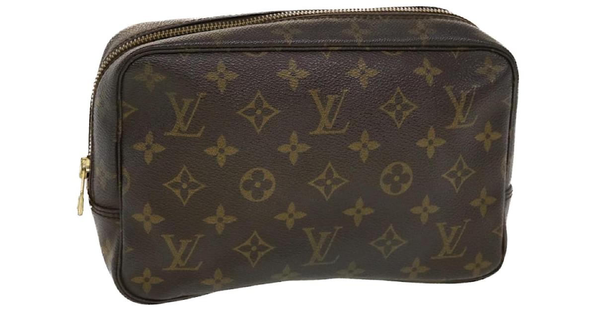 LOUIS VUITTON Monogram Trousse Toilette 23 Clutch Bag M47524 LV Auth 45170