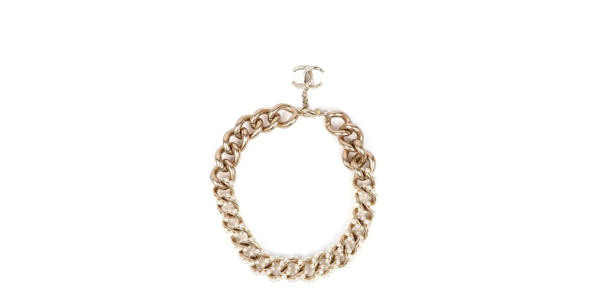 Cc necklace Chanel Gold in Metal - 19484510
