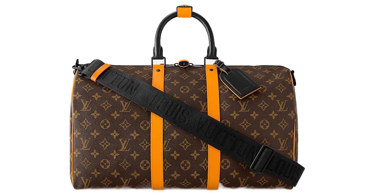 Louis Vuitton Keepall 45b Macassar, Luxury, Bags & Wallets on