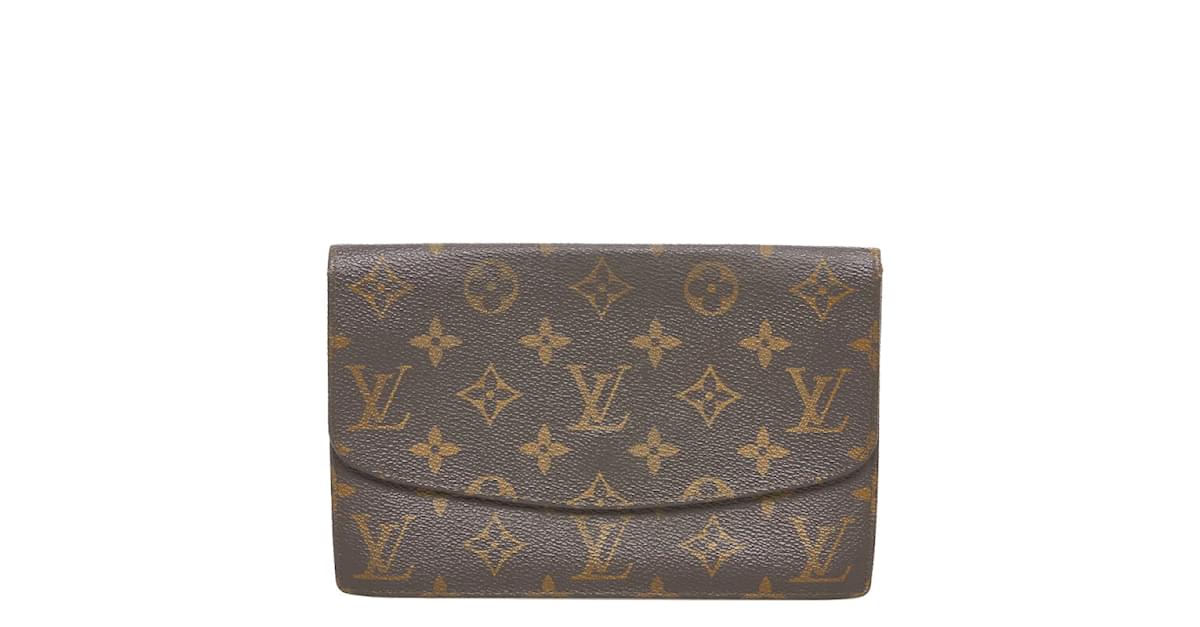 LOUIS VUITTON Monogram Pochette Rabat Clutch Bag Vintage M51940 LV