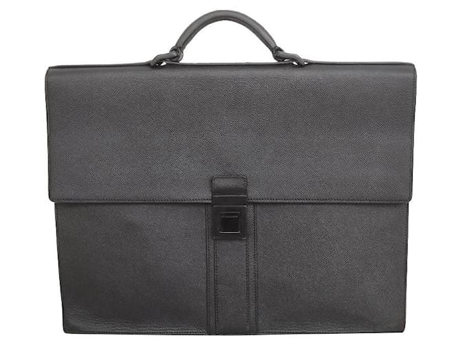 Burberry Bags Briefcases Black Leather Joli Closet