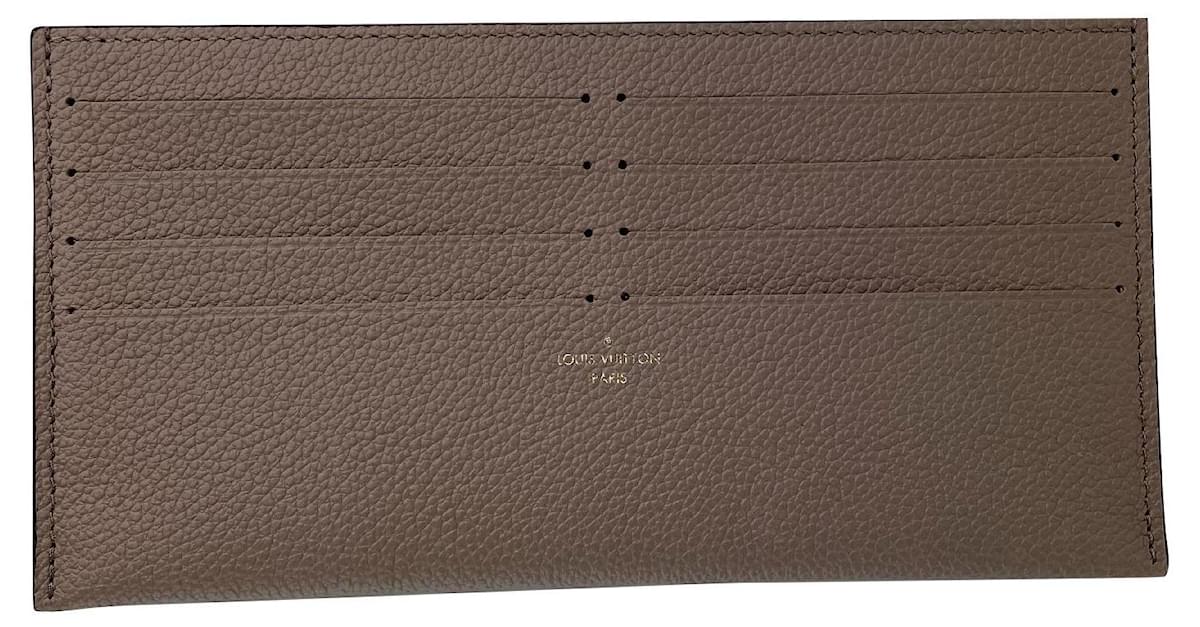 Louis Vuitton Poche Plate Grey Leather ref.916758 - Joli Closet