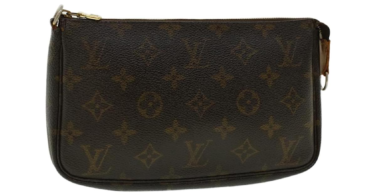 LOUIS VUITTON Monogram Pochette Accessoires Pouch M51980 LV Auth 40614