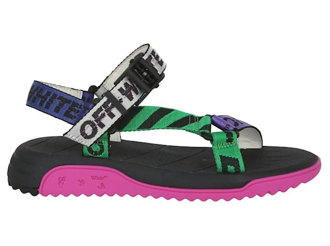 Trek Sandals Off White Multi Strap Sandals Off White Off-White New