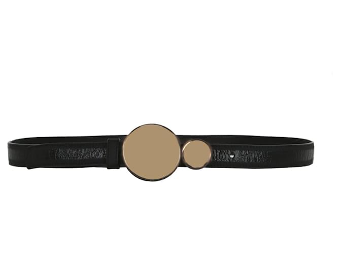 ベルト BOTTEGA VENETA Bottega Veneta Leather Belt 0400019341587_BLACKSILVER?wid=
