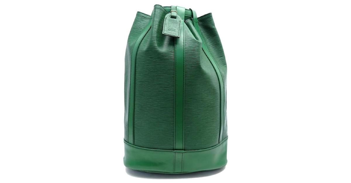 Louis Vuitton Vintage Louis Vuitton Cluny Green Epi Leather