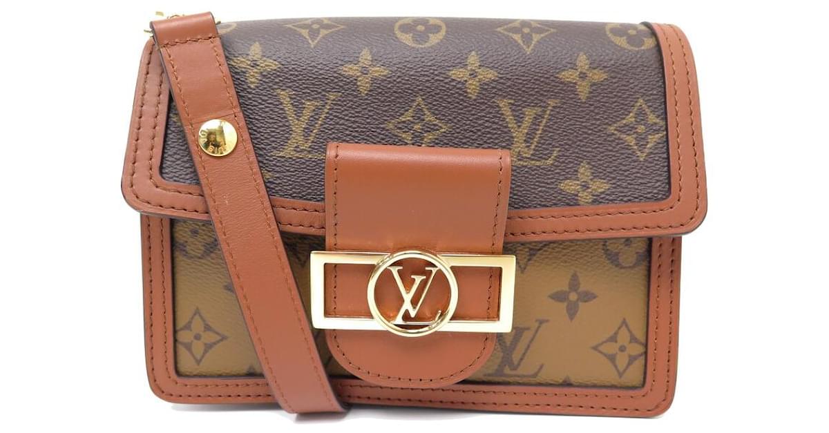 Louis Vuitton Monogram Dauphine Compact Wallet, Brown, One Size