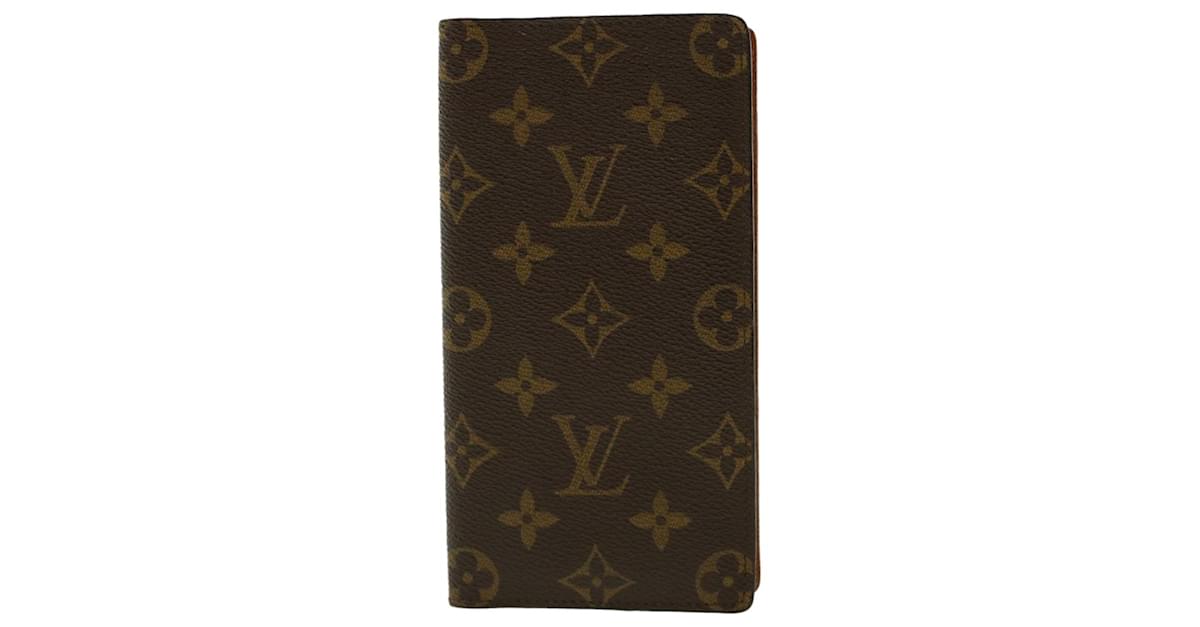LOUIS VUITTON Nomad Agenda MM Day Planner Cover Brown R20105 LV