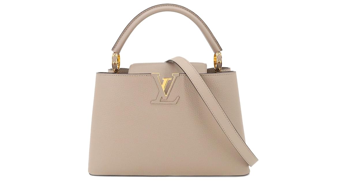 Louis Vuitton Capucines Beige Leather ref.921103 - Joli Closet