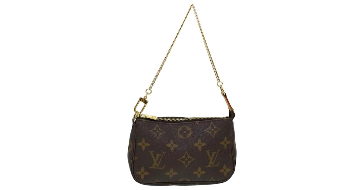 LOUIS VUITTON Monogram Mini Pochette Accessoires Pouch M58009 LV Auth 41444  Cloth ref.921329 - Joli Closet