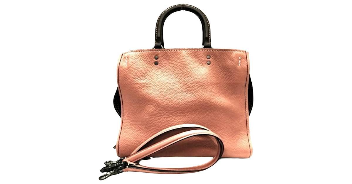 Coach Pink Leather ref.921819 Joli Closet