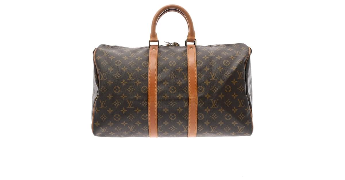 Louis Vuitton Keepall 45 Brown Cloth ref.922789 - Joli Closet