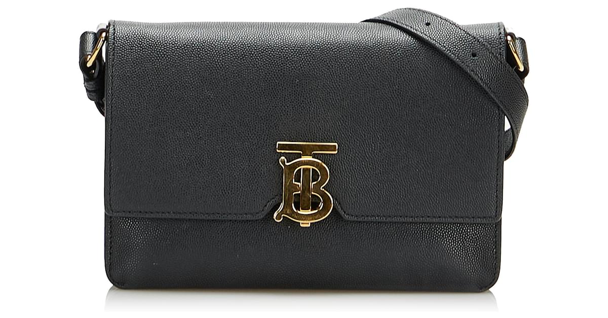 Burberry albion tb leather best sale crossbody bag