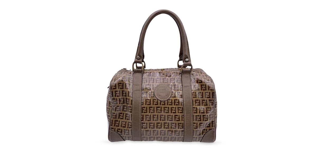 Cloth handbag Fendi Brown in Cloth - 24698535