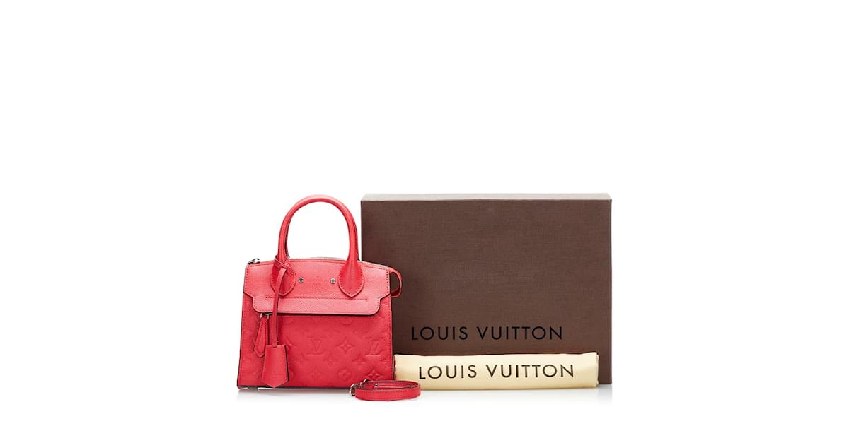 Louis Vuitton Pont Neuf Mini Red Monogram Empreinte in 2023