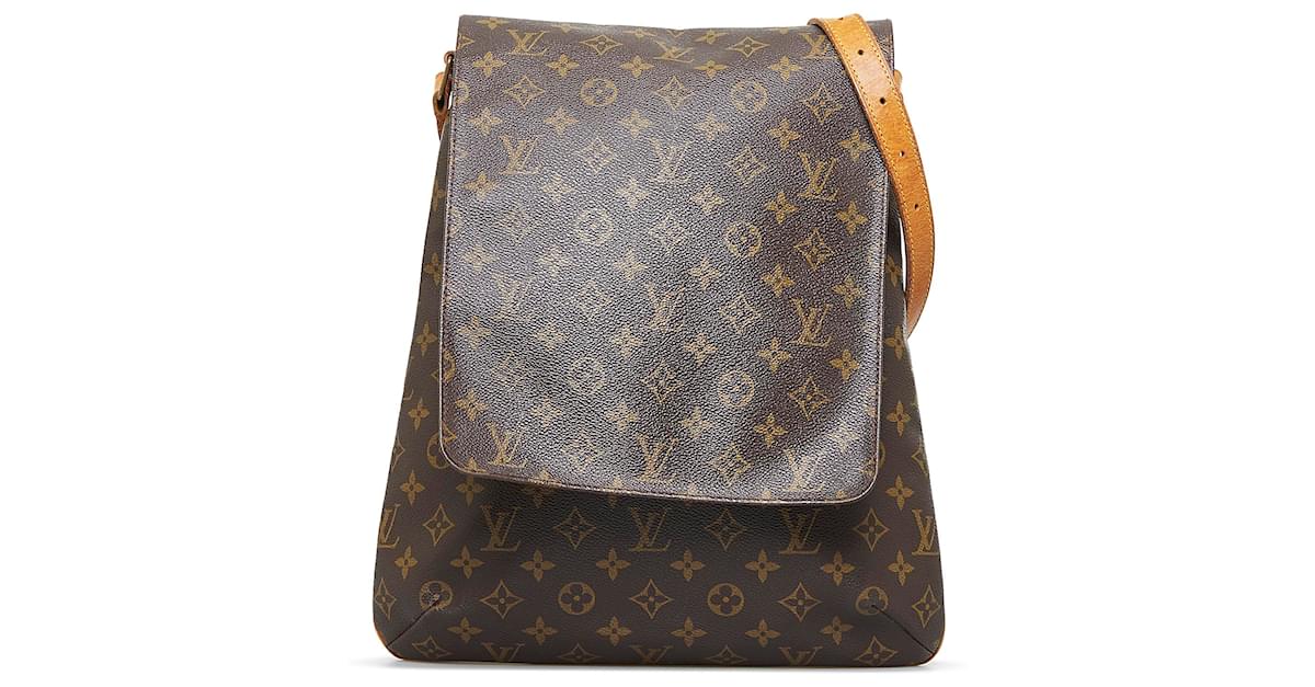 Louis Vuitton Brown Monogram Musette Salsa Long Strap Cloth ref