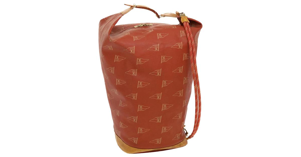 LOUIS VUITTON LV Cup Sac Marine Shoulder Bag PVC Leather Aboganie M80022  42207 ref.925965 - Joli Closet