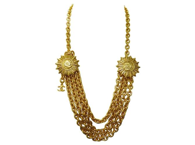 Médaille Vintage Collier Bronze - Pendentif Rétro Fille Fée - Neuf Sans Emballage