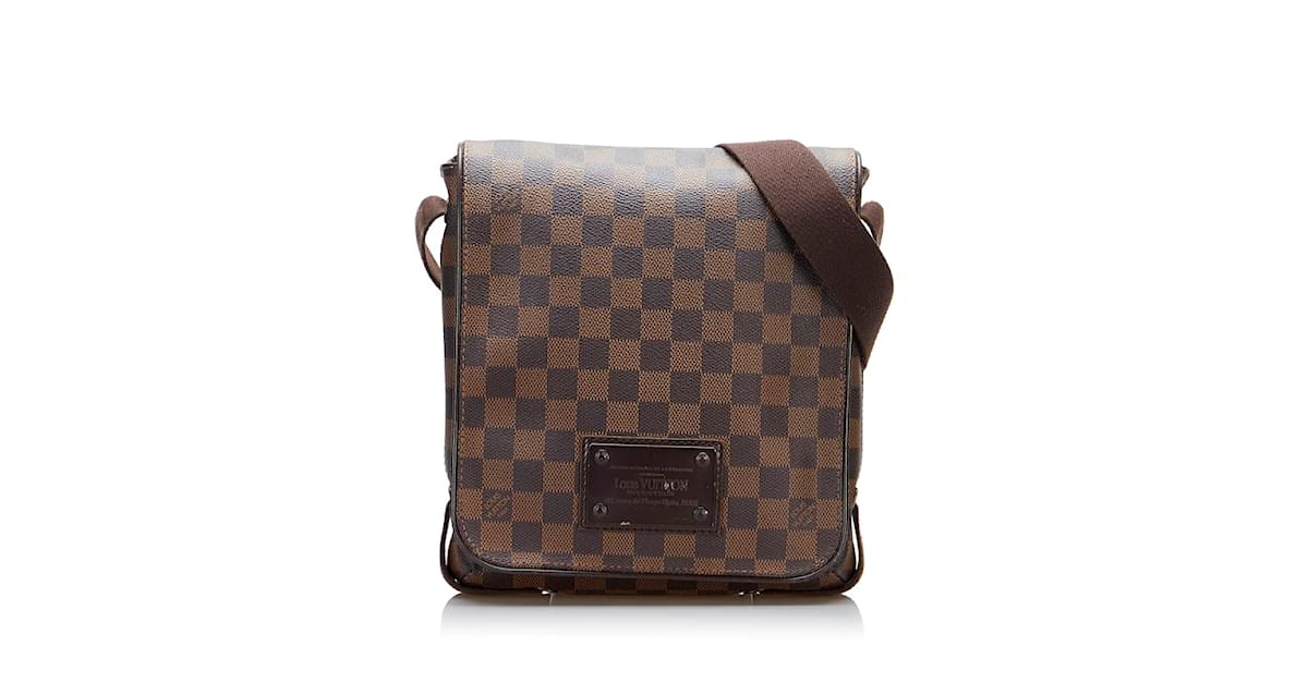 Louis Vuitton Damier Ebene Brooklyn MM - Brown Messenger Bags