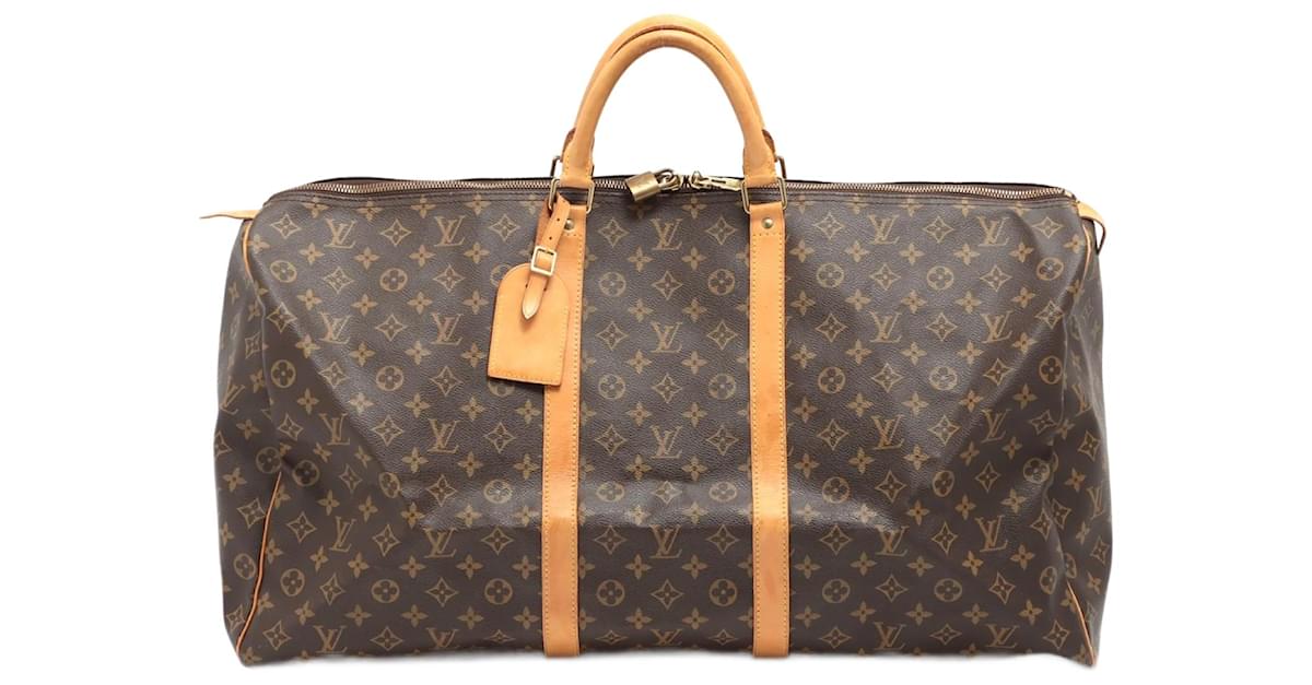 Louis Vuitton Keepall 60 Brown Cloth ref.928824 - Joli Closet