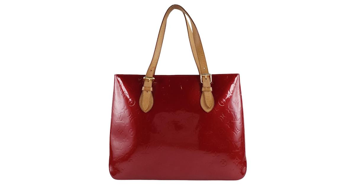 Louis Vuitton Pomme D'Amour Monogram Vernis Brentwood Tote Bag