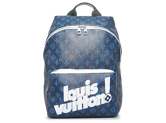 louis vuitton cloud backpack Blue & White Monogram – Savonches and keys. RETAIL - Louis Vuitton 'Clouds'