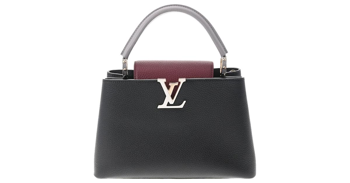 Louis Vuitton Capucines BB 2way Taurillon Leather Taupe Dark grey