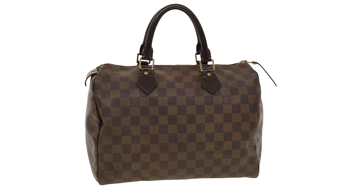 Louis Vuitton Damier Azur Speedy 30 Hand Bag N41533 LV Auth 49232